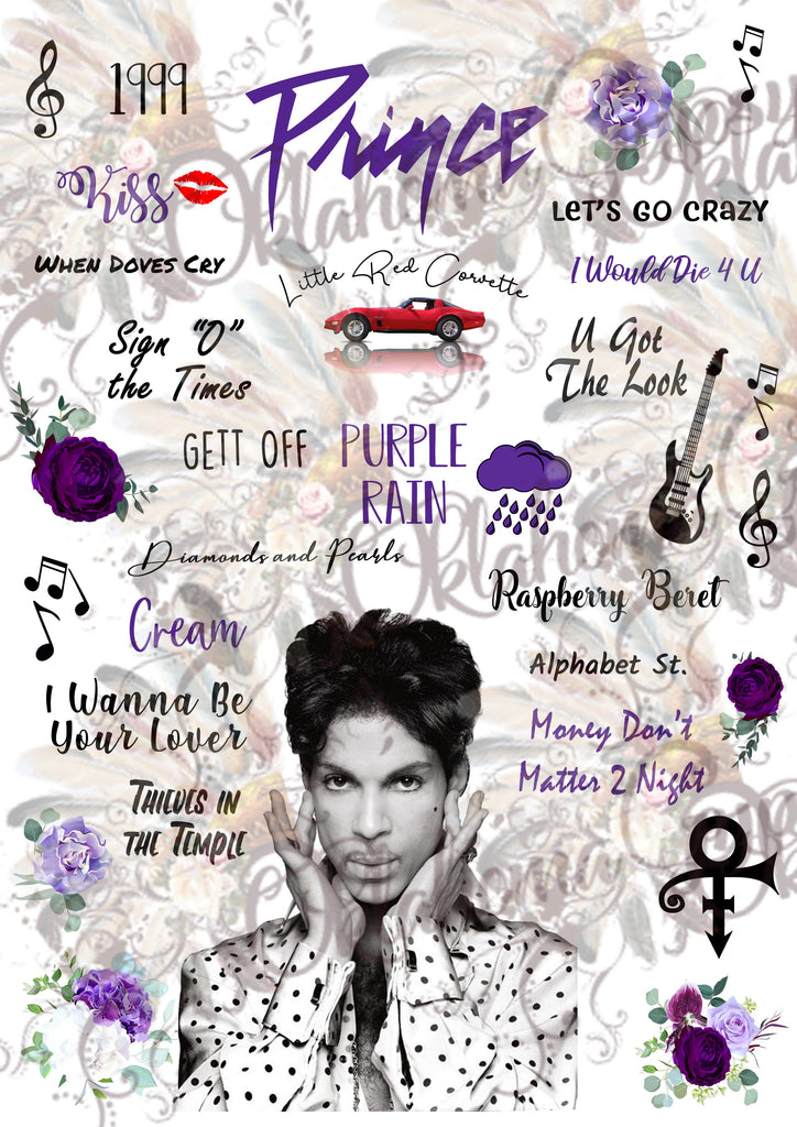 Prince Inspired Top Hits Digital File