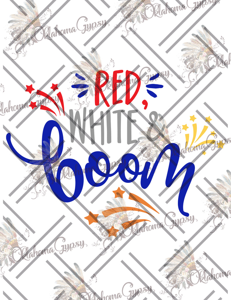 Red White & Boom Digital File