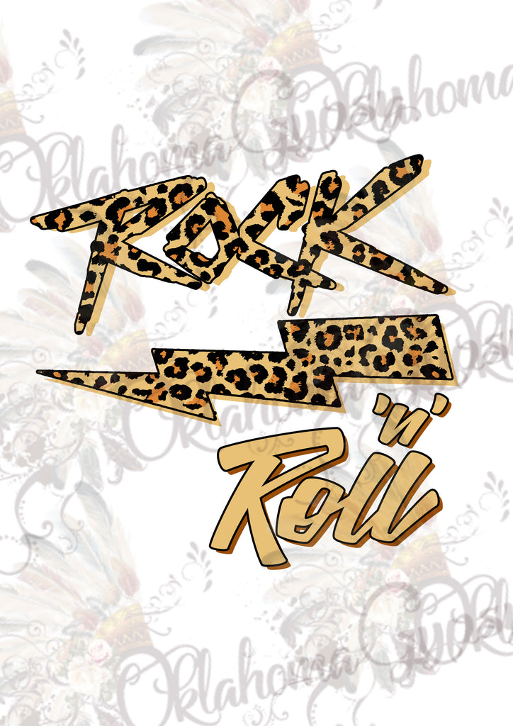 Rock N Roll Leopard Digital File