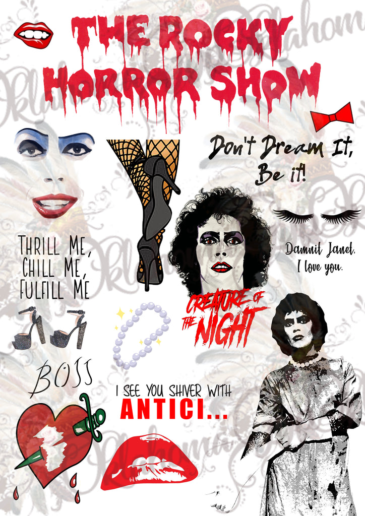 Rocky Horror Picture Show Inspired Digital File