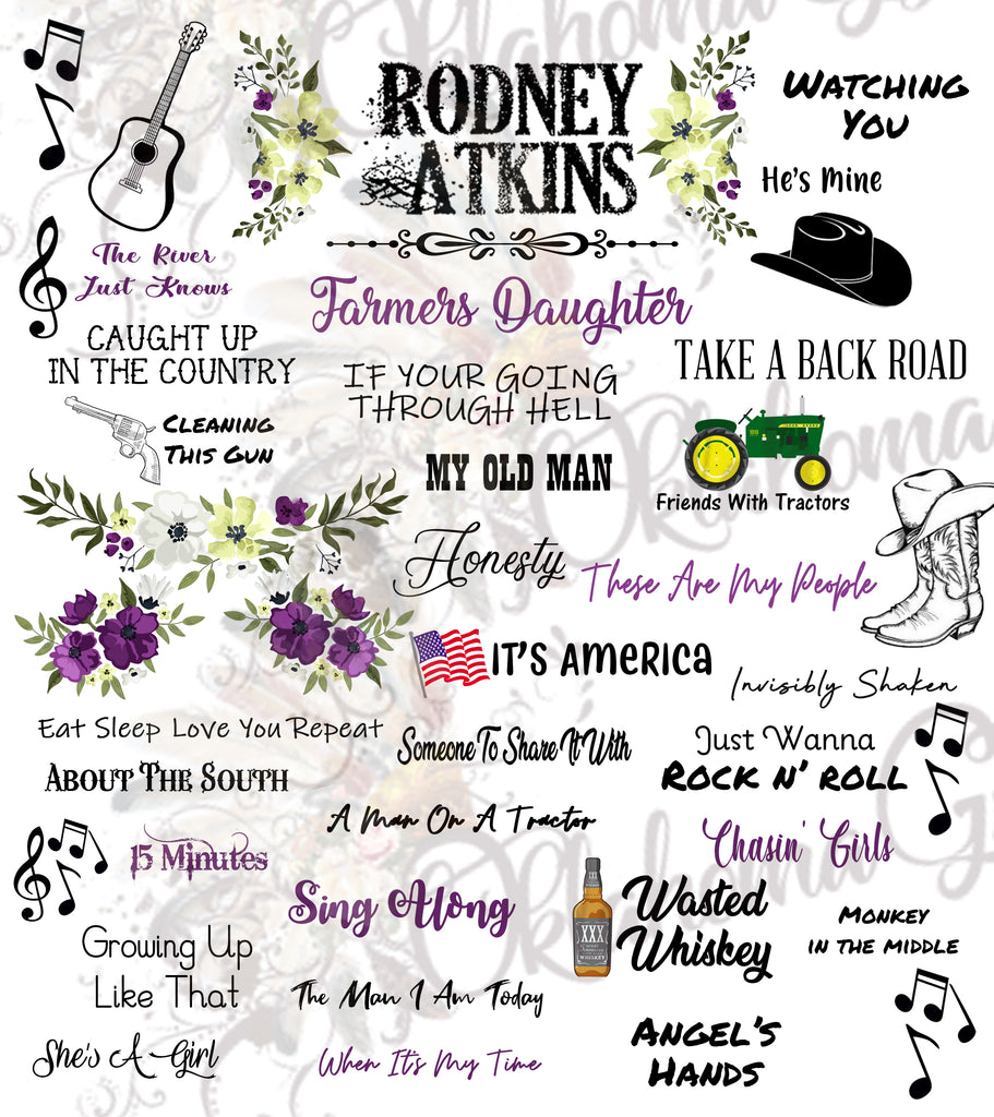 Rodney Atkins Inspired Top Hits Digital File