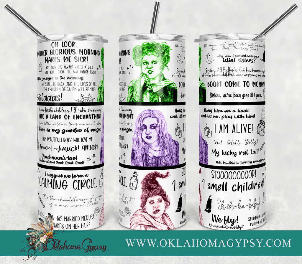 Sanderson Sisters Quotes Inspired Digital File Wraps