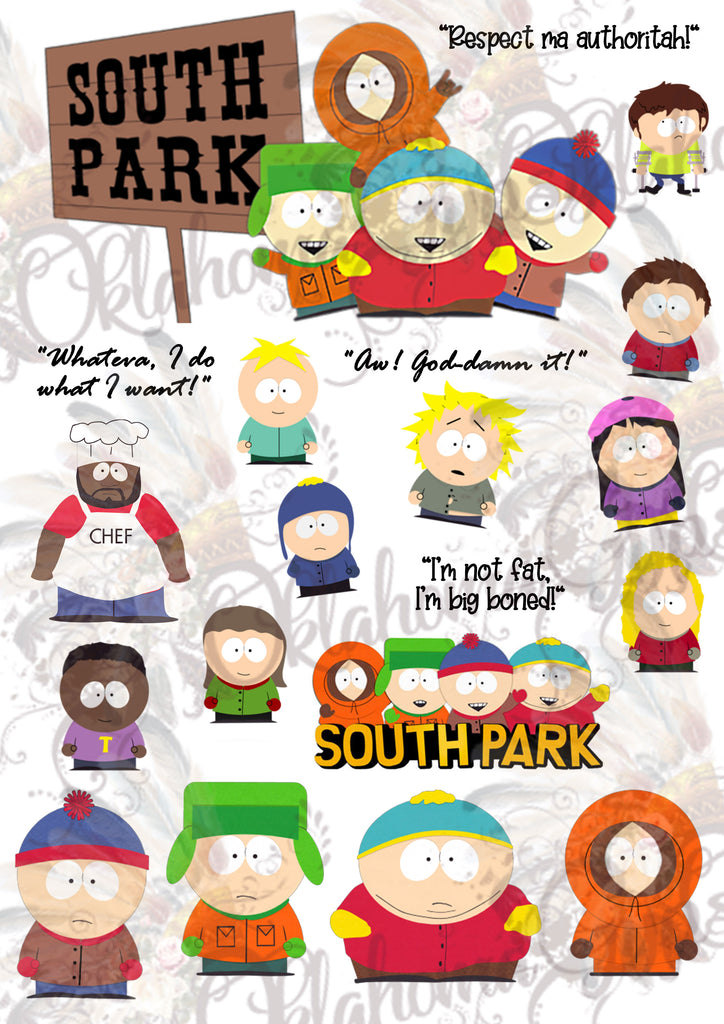 South Park Inspired Digital File