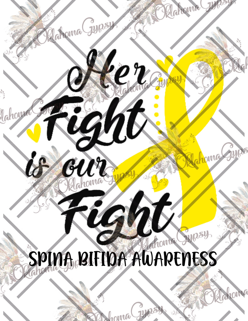 Spina Bifida Awareness Saying Digital File