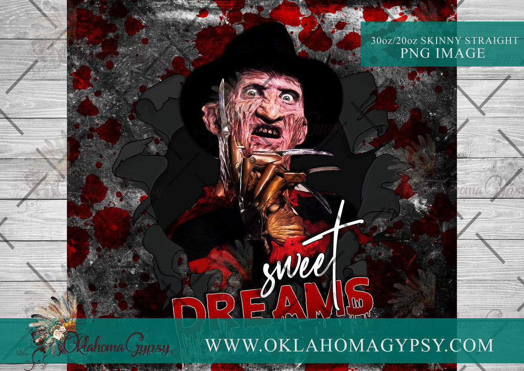 Freddy Krueger - Sweet Dreams Inspired Digital File Wraps
