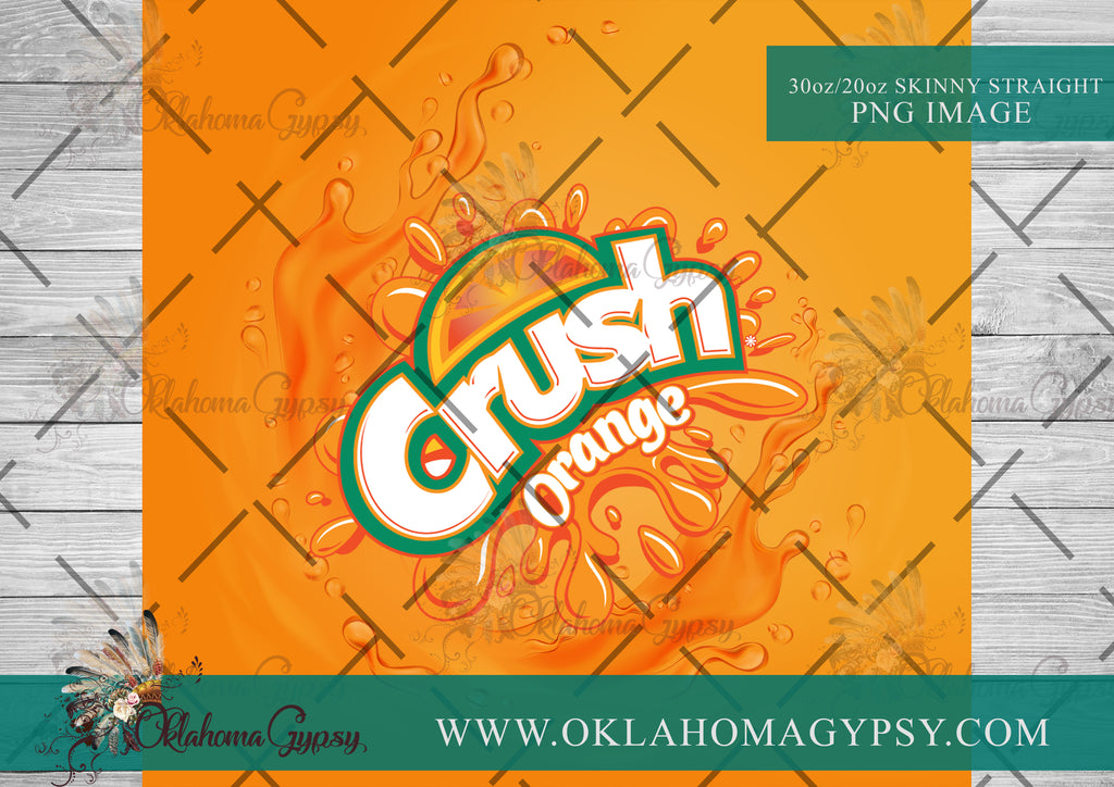 Orange Crush Digital File Wraps