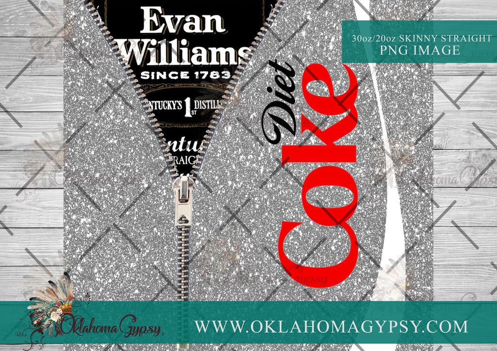 Evan Williams & Diet Coke Inspired Digital File Wraps