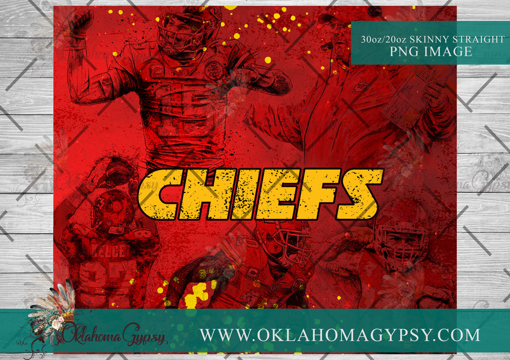 Chiefs Collage Digital File Wraps