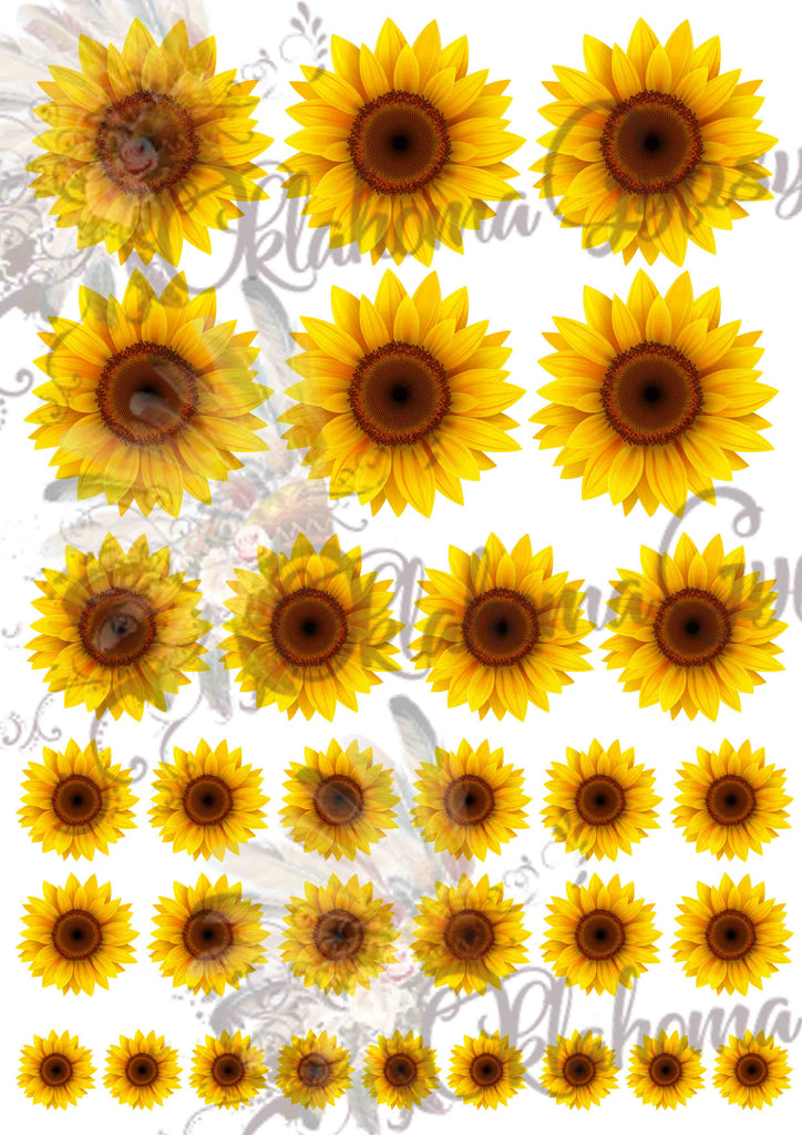 Sunflower Sheet Digital File