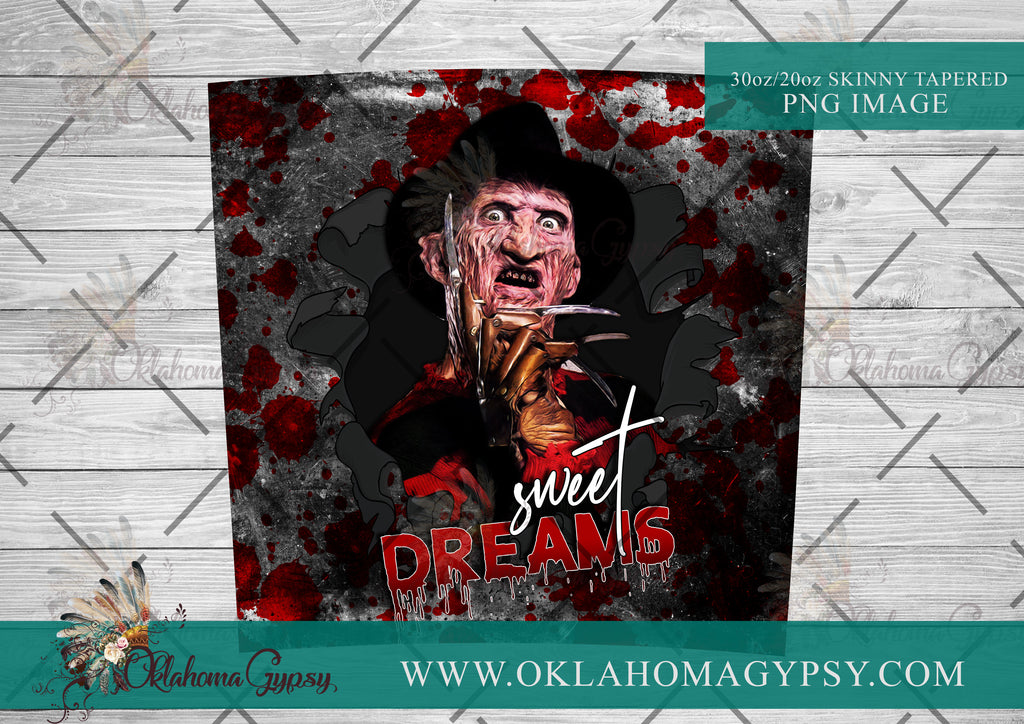 Freddy Krueger - Sweet Dreams Inspired Digital File Wraps