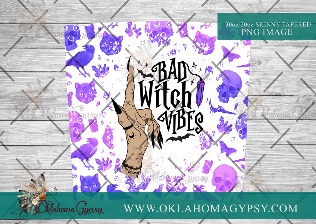 Bad Witch Vibes Digital File Wraps