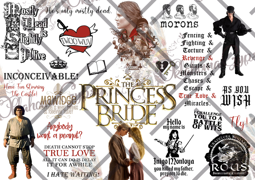 Princess Bride Inspired Digital File