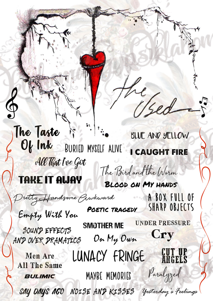 The Used Inspired Top Hits Digital File