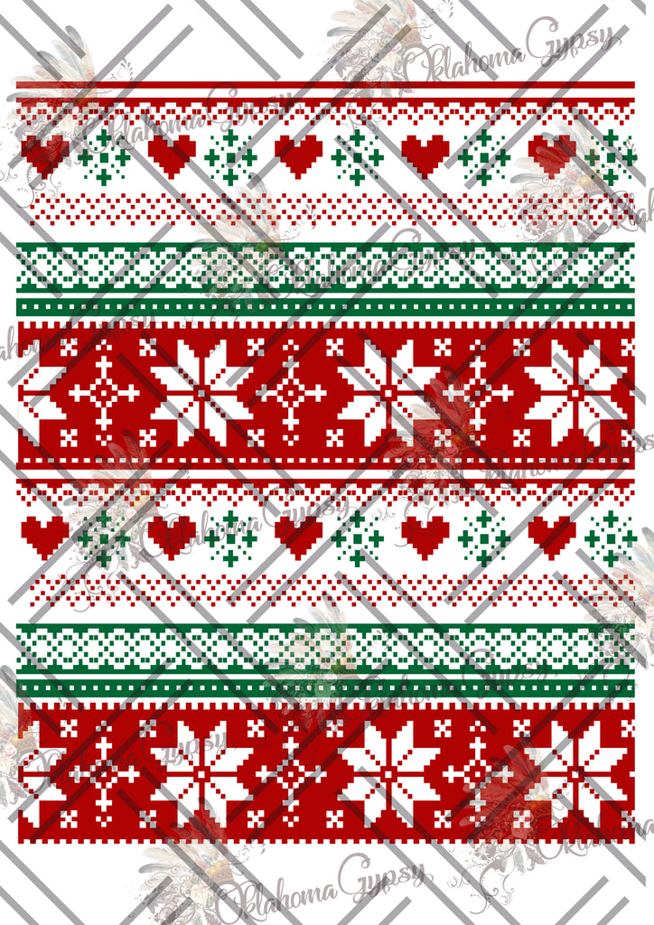 Ugly Christmas Sweater Inspired Digital File