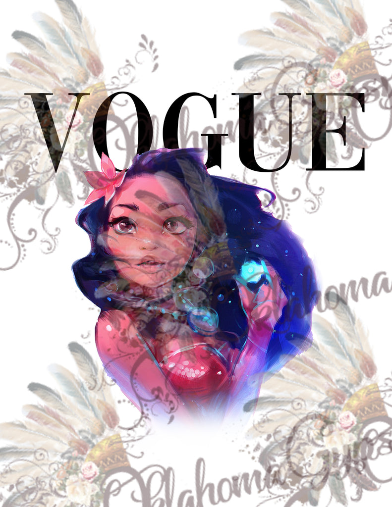 Vogue Moana Inspired Digital File