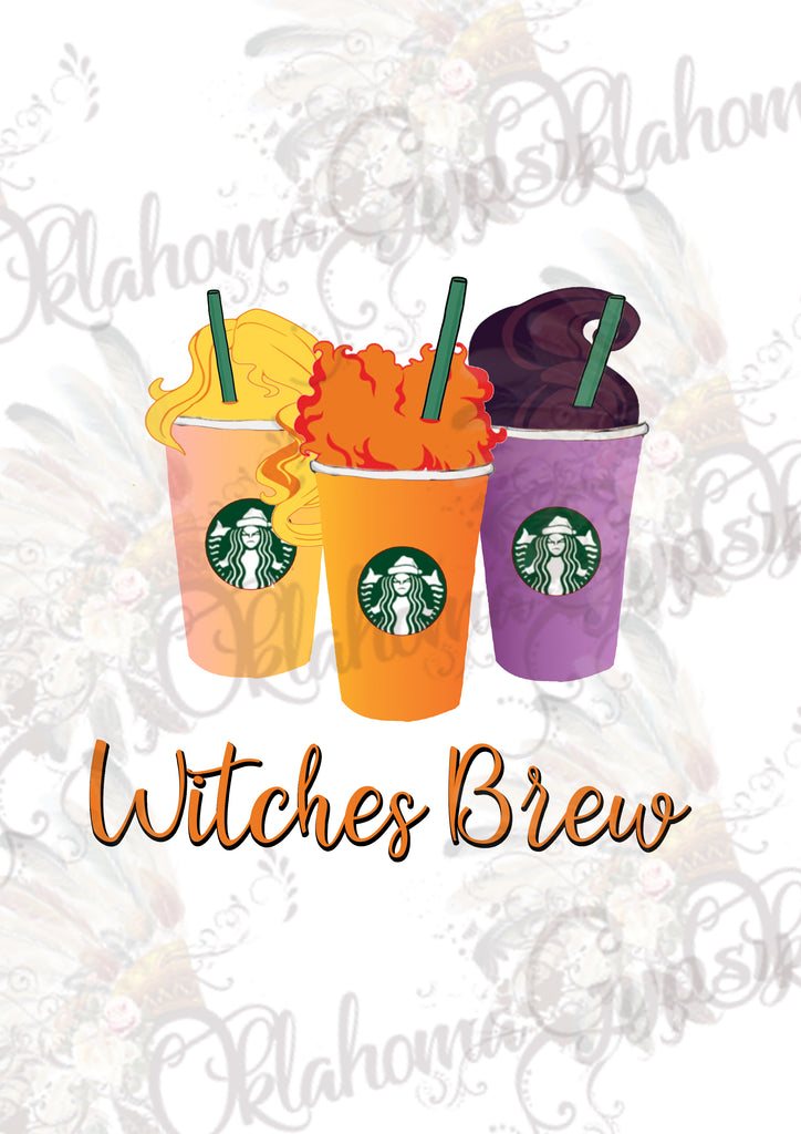 Witches Brew Digital Starbucks Inspired File
