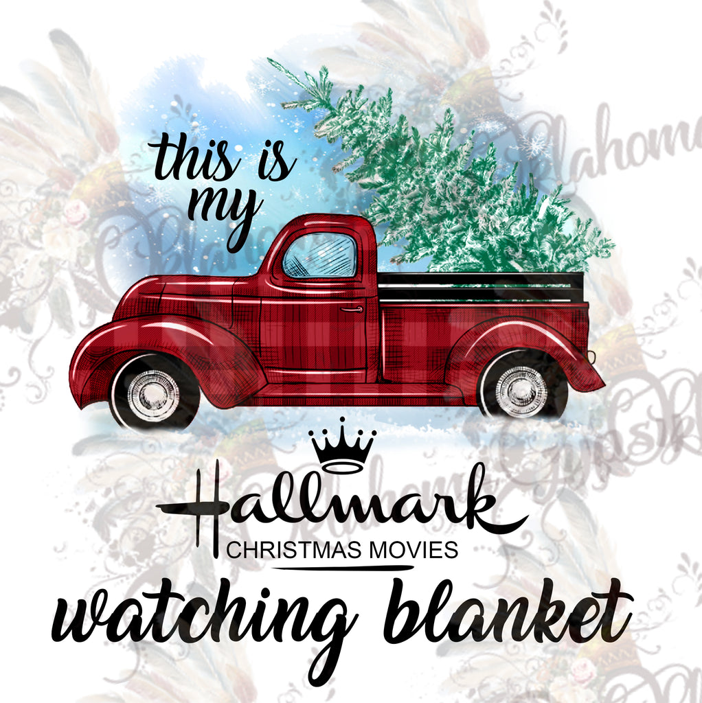 This Is My Hallmark Christmas Movie Watching Blanket ~  Digital File