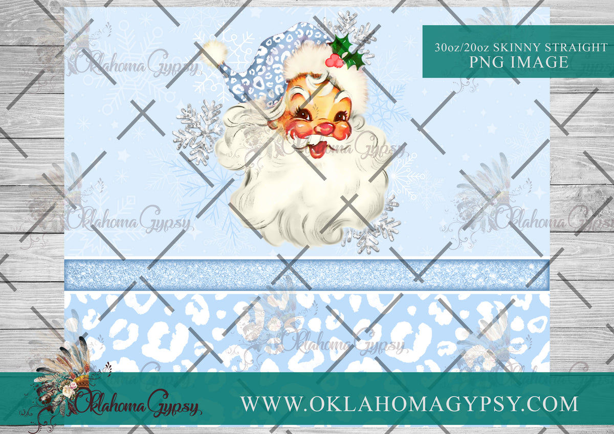 Nostalgic Santa Digital File Wraps – Oklahoma Gypsy Designs