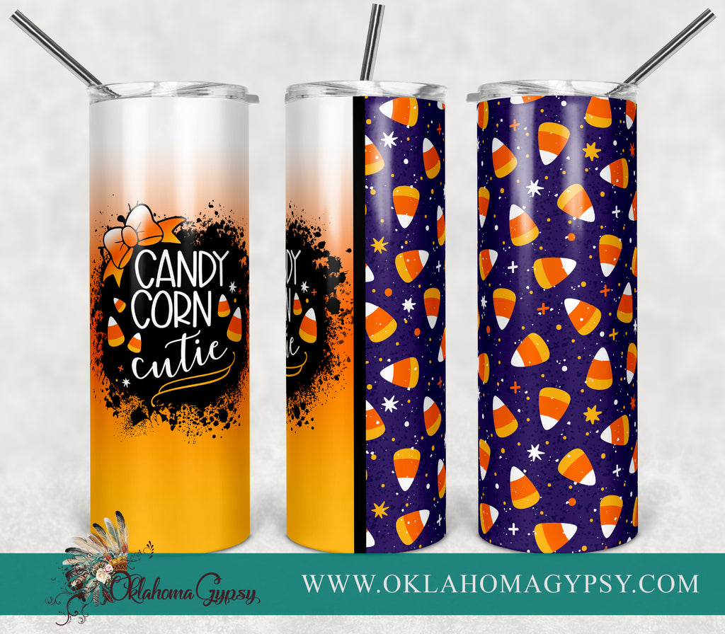 Candy Corn Cutie Halloween Digital File Wraps